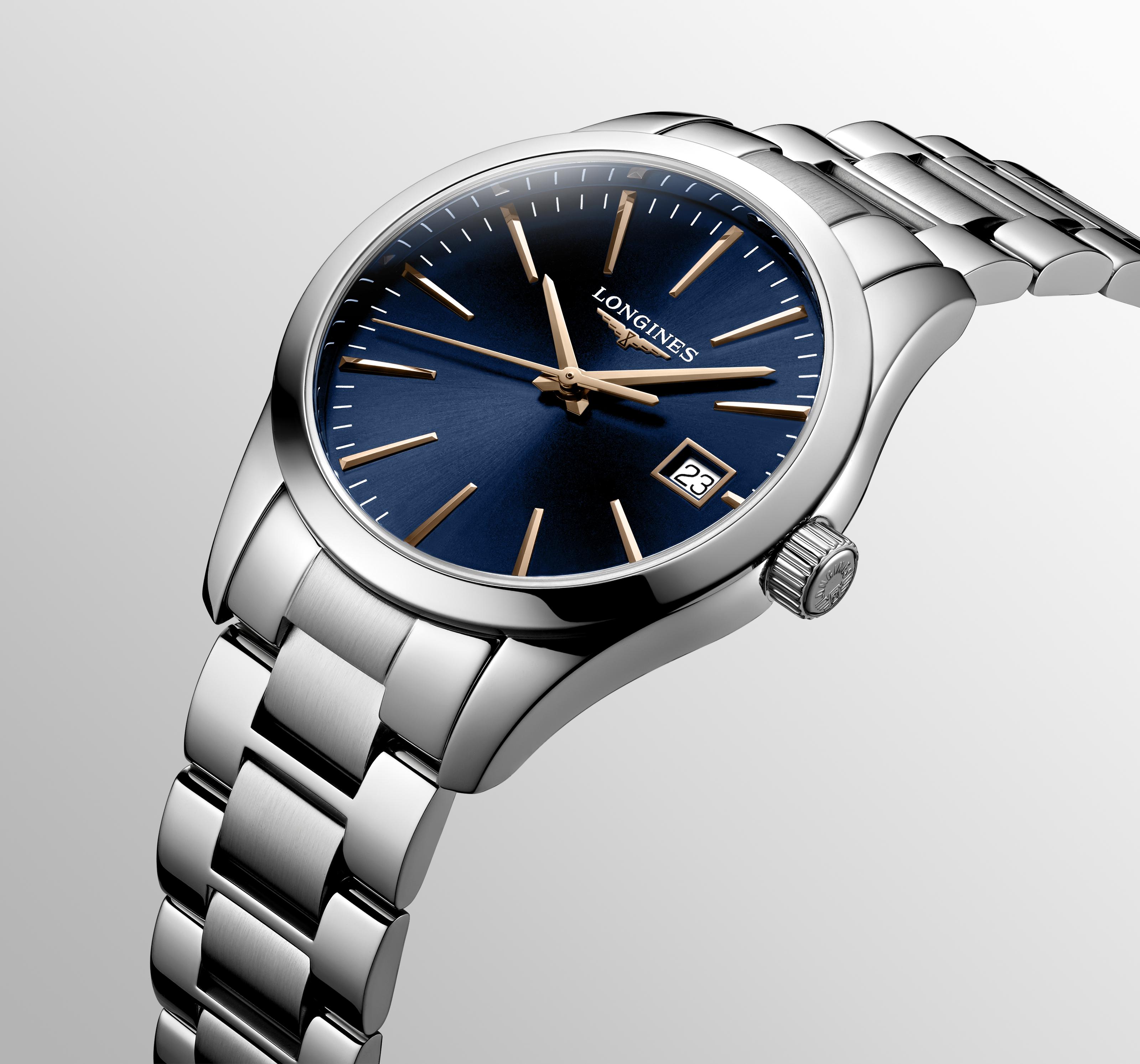 Longines L23864926 CNQCL ACC BLU QZ 34MM Shop online