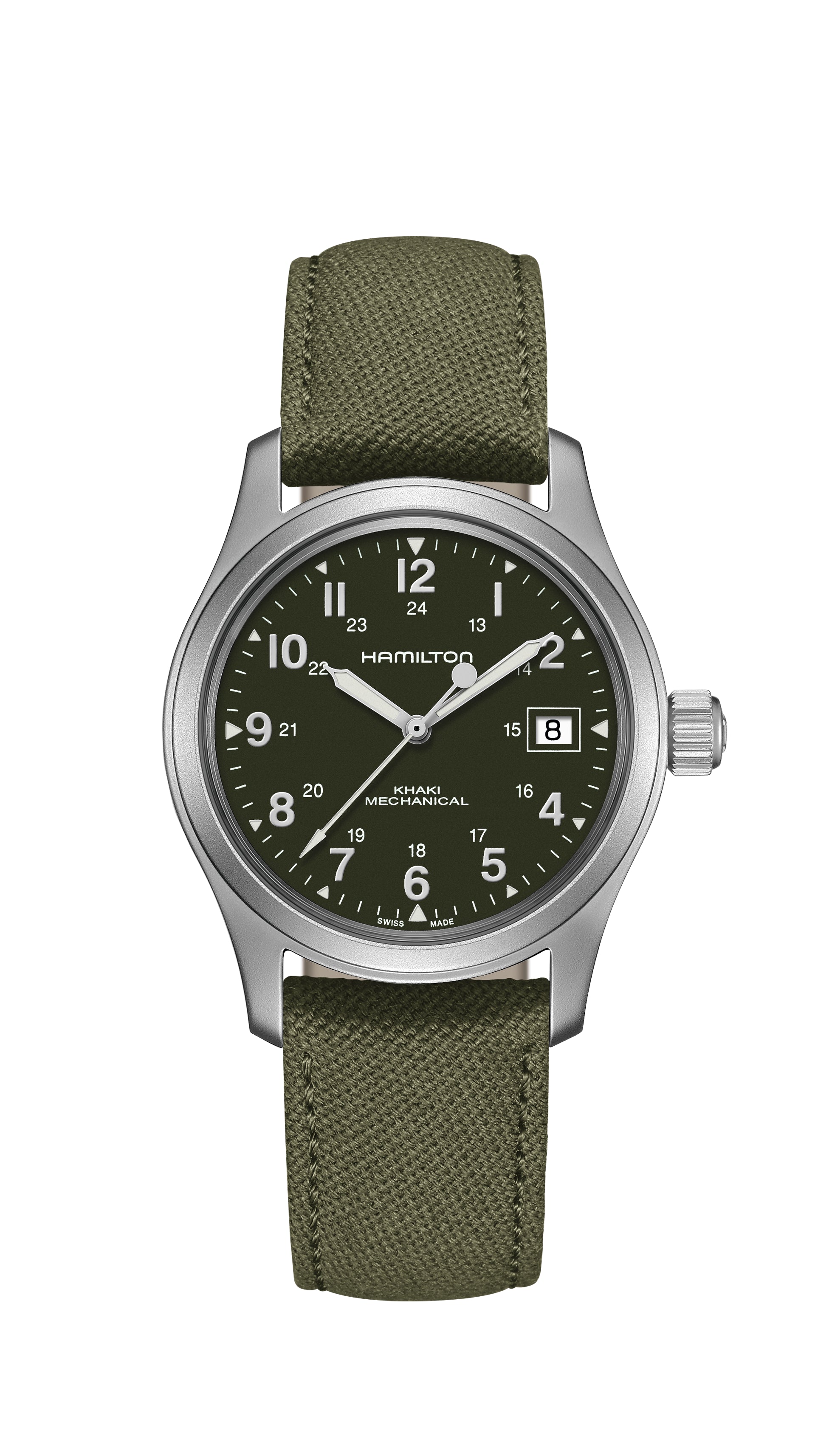 Khaki Field Mechanical - Green Canvas - H50 Movement